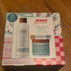 Raw Sugar Winterberry Mint Body Bliss Set price firm